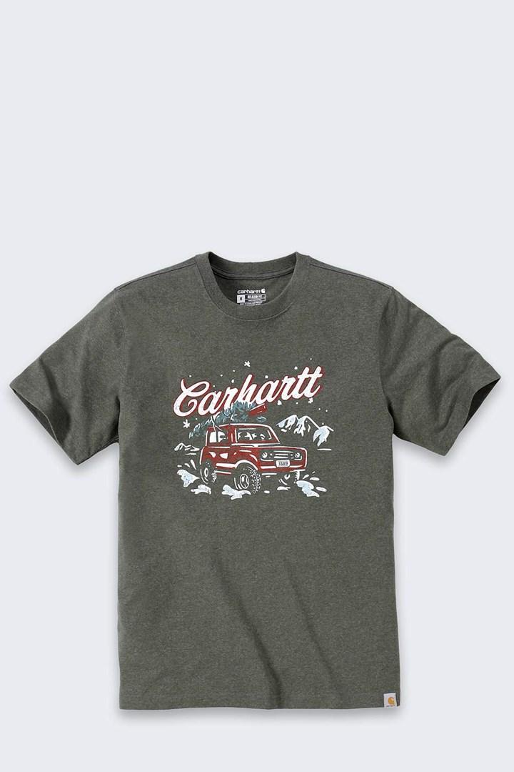 Carhartt Dearborn Holiday T-shirt - Basil Heather