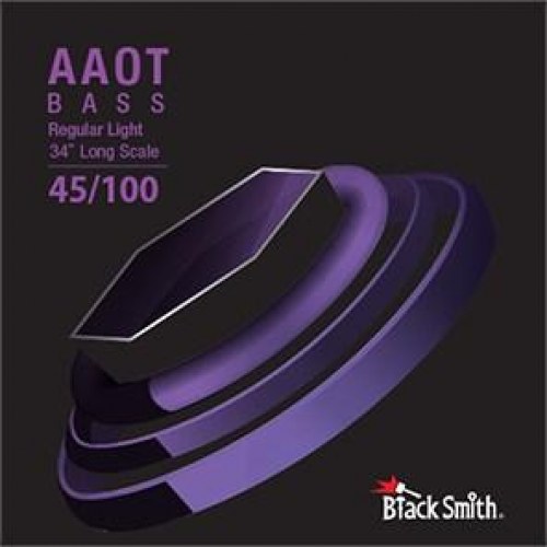 BlackSmith AAOT Bass 45-100 basstrenge 4-strenget 34” long scale