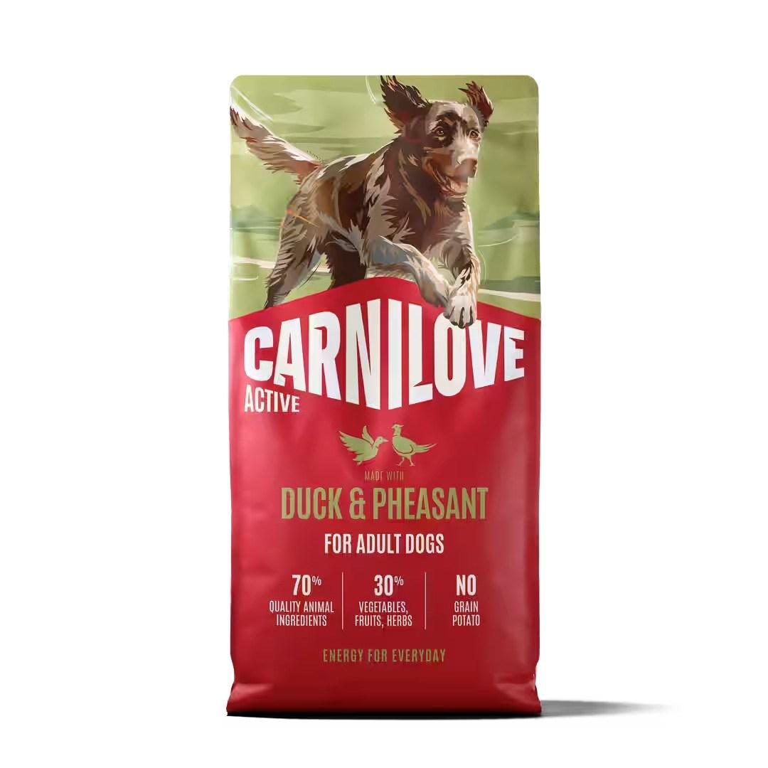 Carnilove Active and og fasan tørfoder til voksne hunde 12 kg