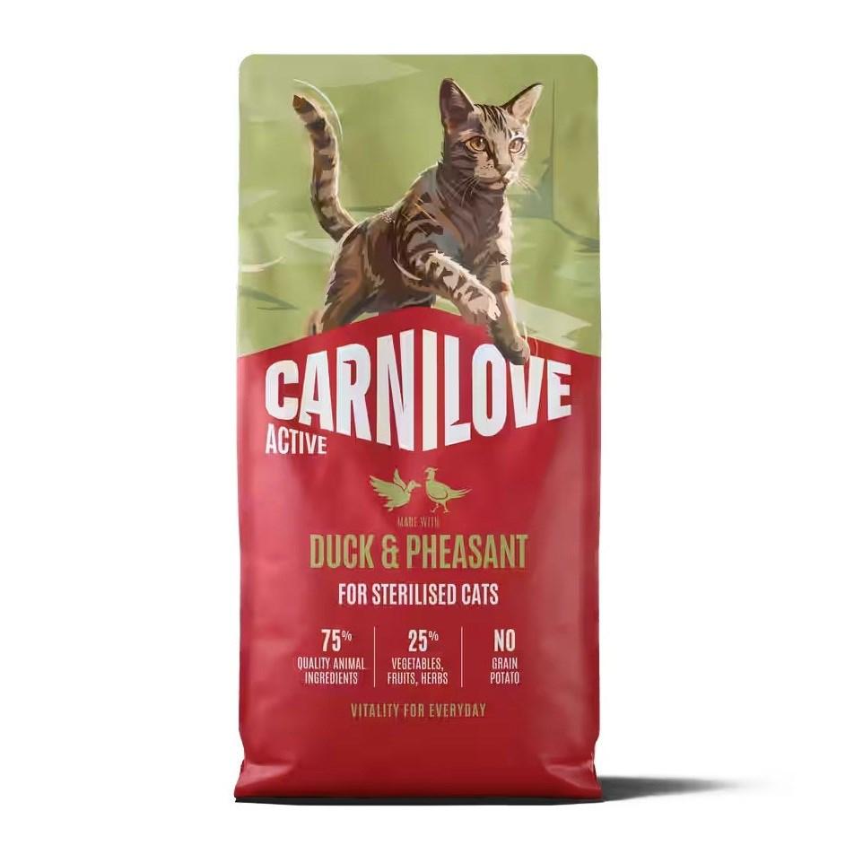 CARNILOVE Active Kat And & Fasan Steriliseret tørfoder til kat 6 kg