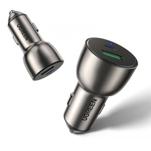 UGREEN 60980 billader 36 W med USB-C og USB-A - sølv