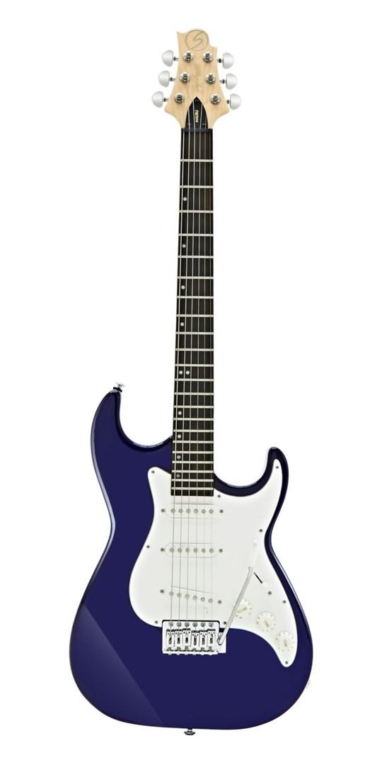 Samick MB-1 MR elguitar - blå
