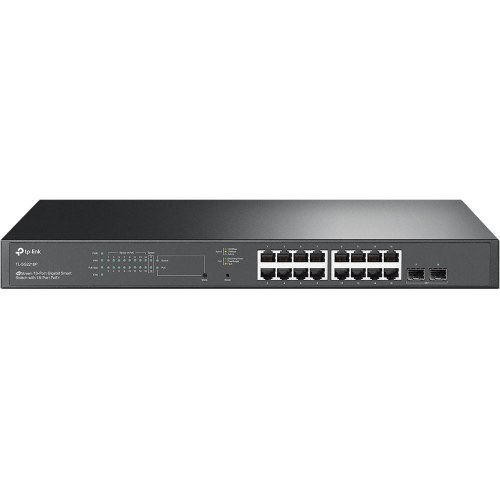 TP-Link JetStream 18-port Gigabit smart-switch med 16-port PoE+
