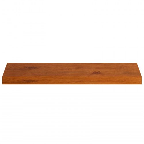 Vindueskarme 2 stk. brun 80 x 25 x 2 cm i massivt egetræ