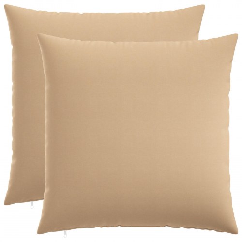 Pudebetræk HEERLEN 2 stk. - cremefarvet 60 x 60 cm