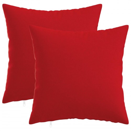Pudebetræk HEERLEN rød 40 x 40 cm - 2 stk.