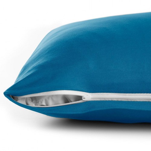 RESTILO Amber pudebetræk i jersey 40 x 80 cm - indigo, 2-pak med lynlås