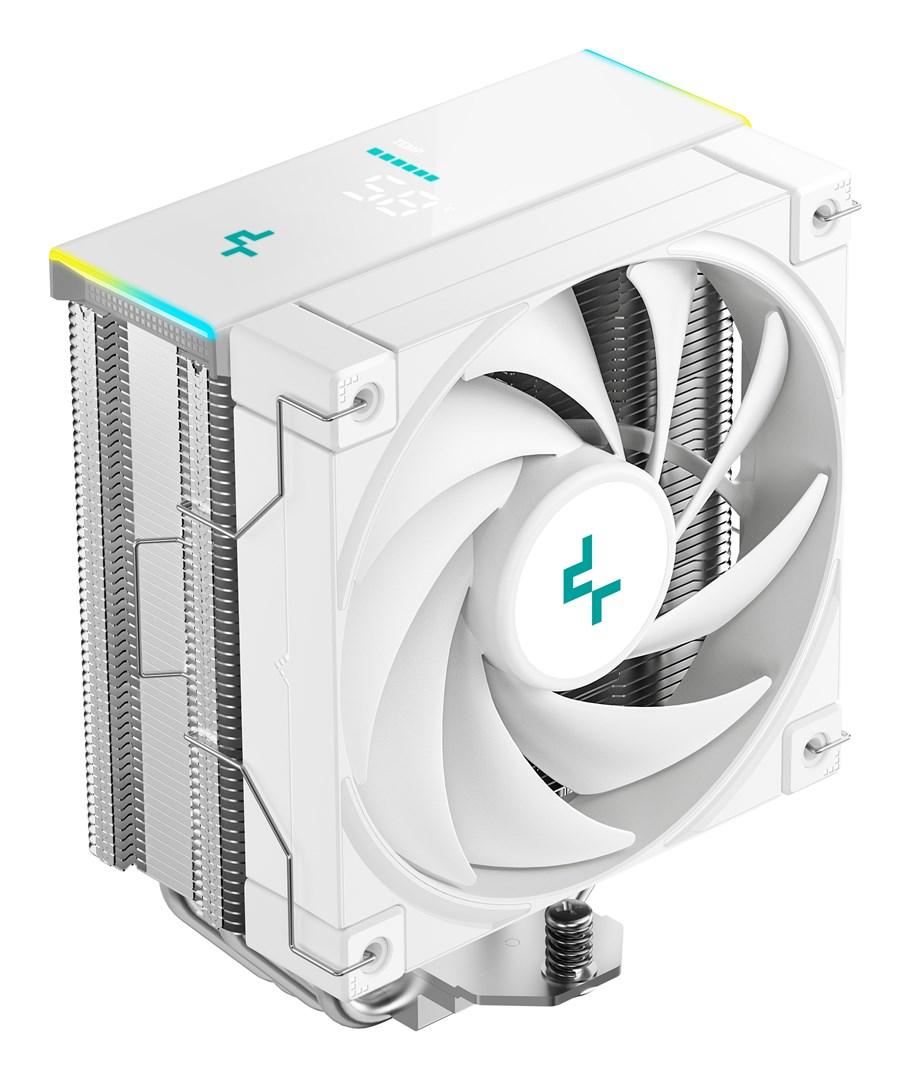DeepCool AK400 Digital SE WH CPU-luftkøler 120 mm - hvid, digitalt display, PWM