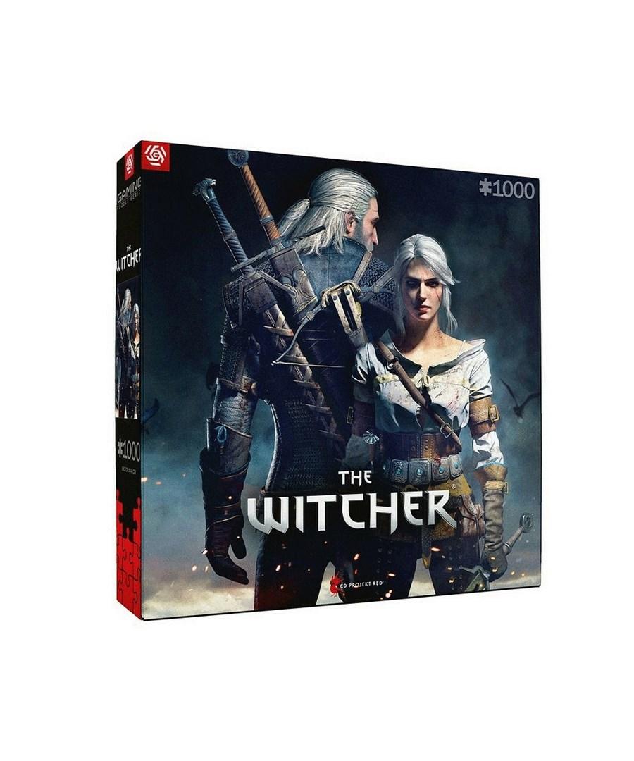 Good Loot The Witcher Geralt og Ciri puslespil - 1000 brikker, 68,3 x 48 cm