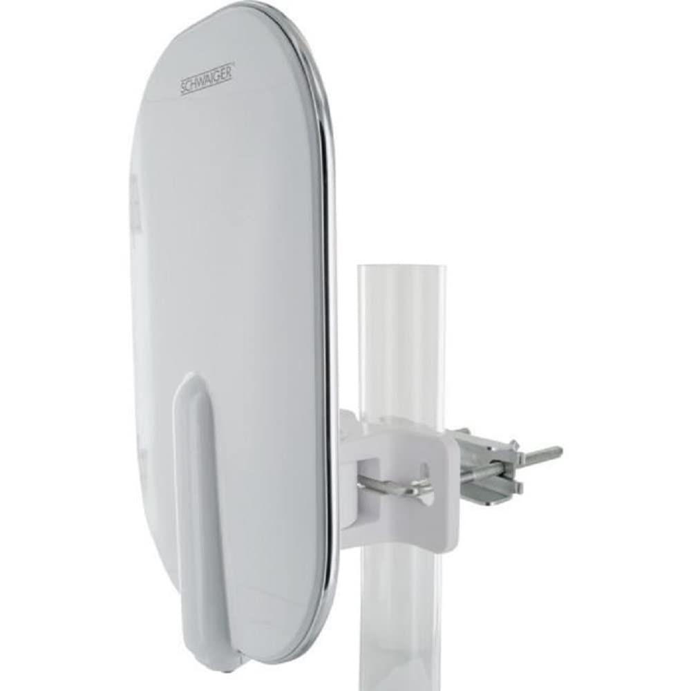 Schwaiger DTA4000 011, Udendørs, Hvid, 8,5 m, 36 dB, Dobbelt polarisering, DVB-T, DVB-T2