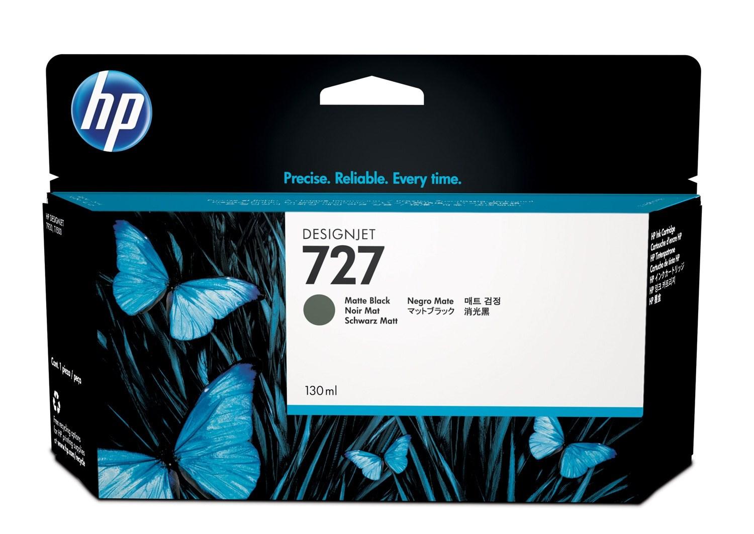 HP DesignJet 727 blækpatron 130 ml - Mat sort Bright Office Ink Cartridge