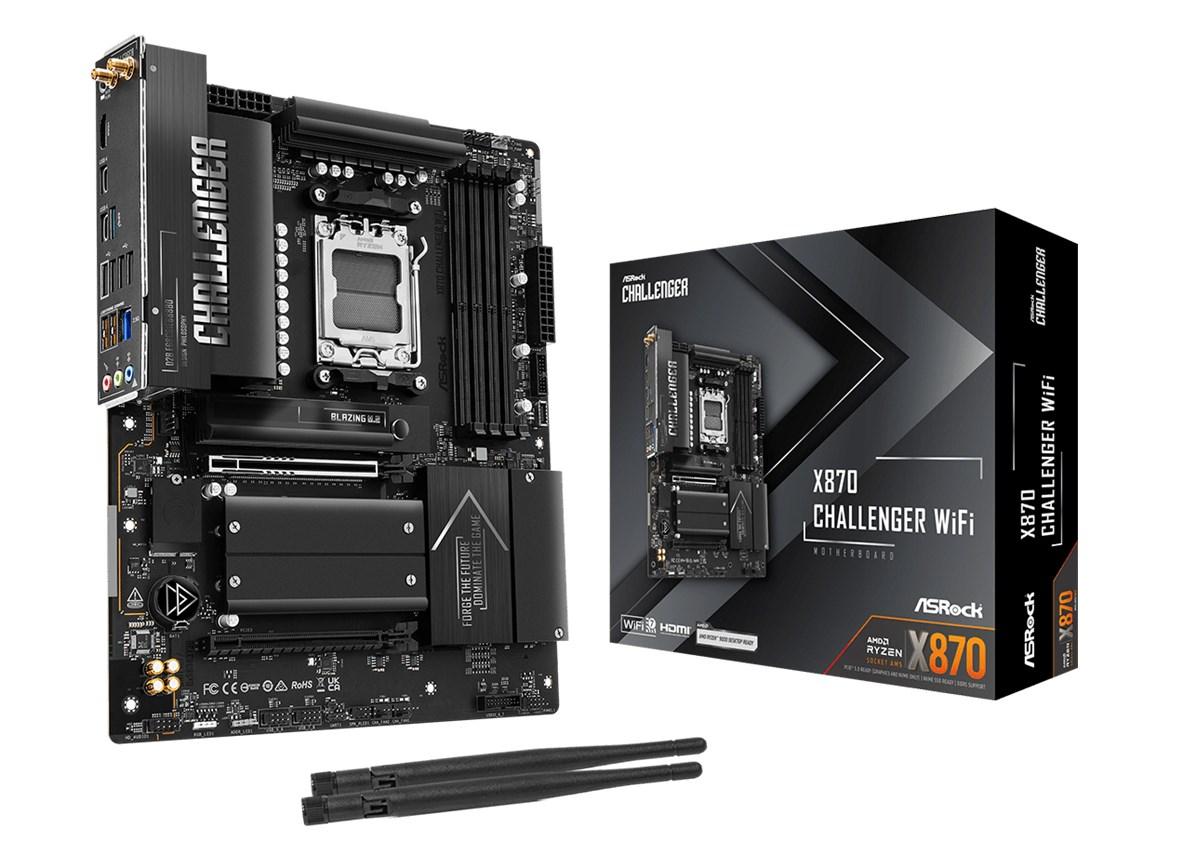 Bundkort Asrock X870 Challenger WiFi - AMD X870, Socket AM5, ATX