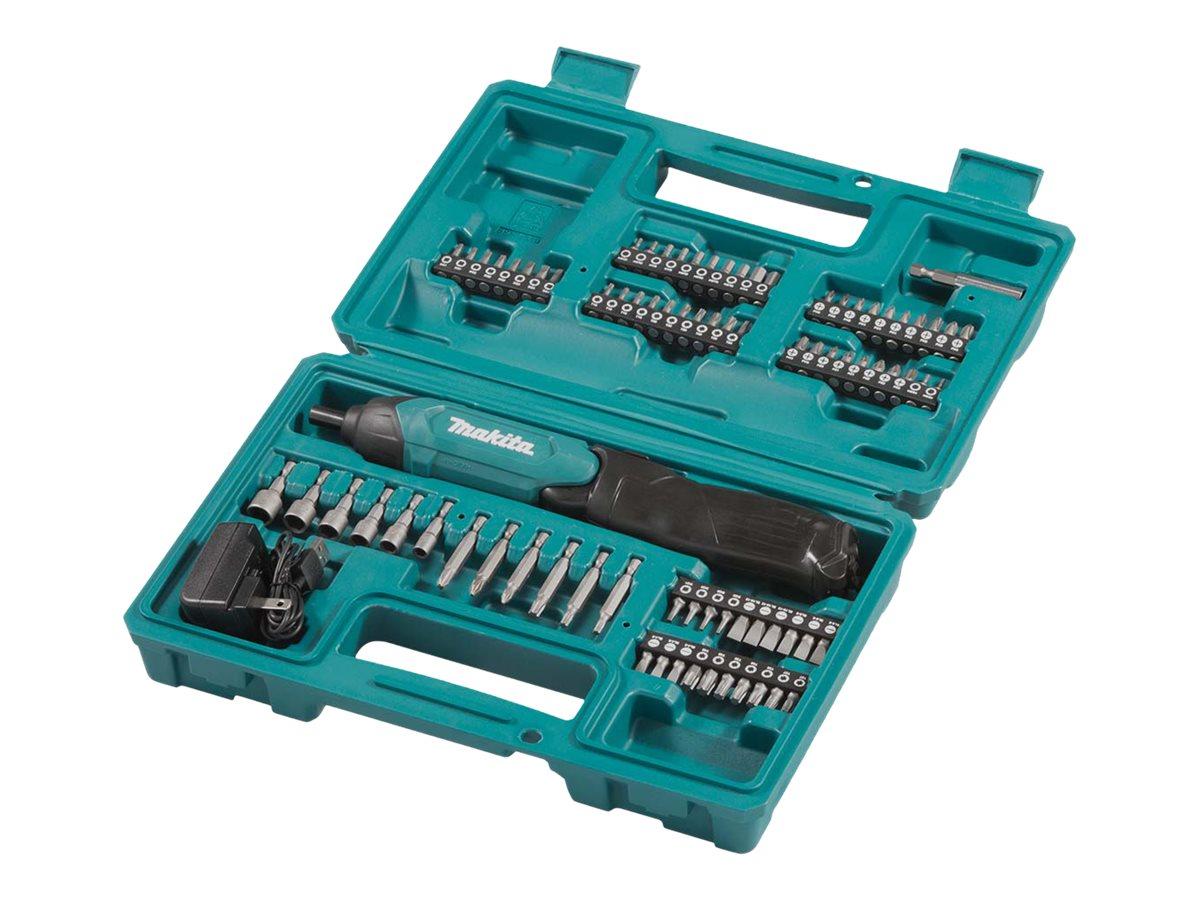 Makita DF001DW - Skruetrækker - ledningfri - 1/4 unbrakosokkel - 4 N·m - 3.6 V