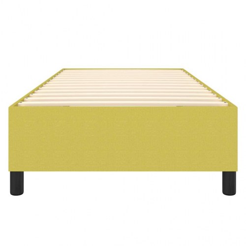Boxspring sengeramme 90 x 190 cm stof - grøn