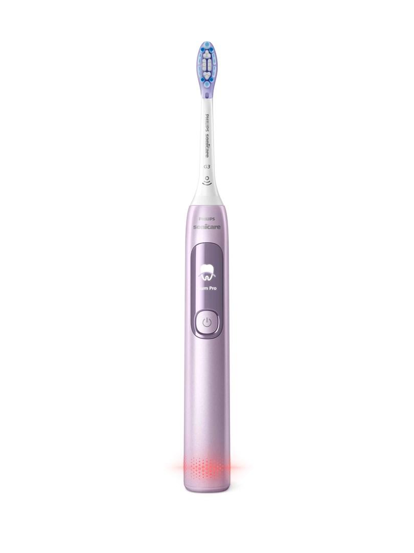 Philips Sonicare Advanced Clean HX3792/12 elektrisk sonisk tandbørste med tryksensor - pink