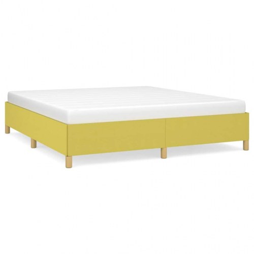 Boxspring sengeramme grøn 180x200 cm - stof