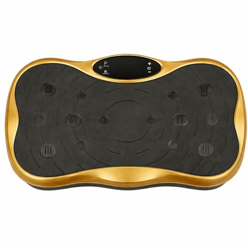 Extralink Moonwalk Spin Move vibrationsplatform til fitness 200 W - guld/sort