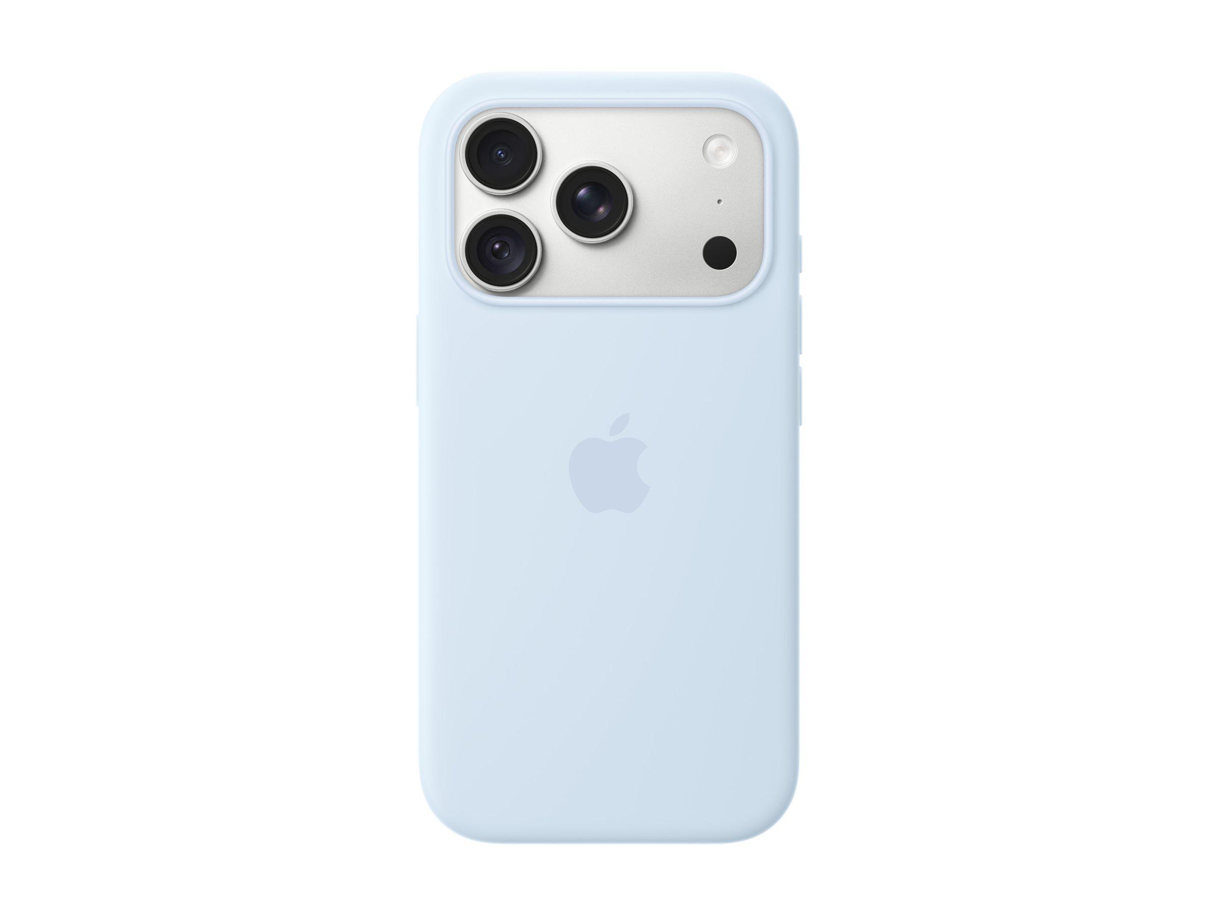 Apple silikonecover med MagSafe til iPhone 18 Pro Max - Crisp Blue mobilcover