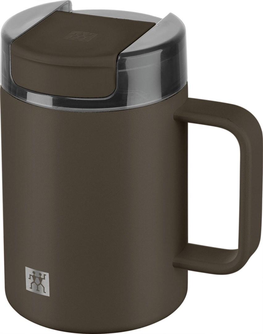 ZWILLING Thermo Plus termokrus med hank 380 ml - brun rejsekrus