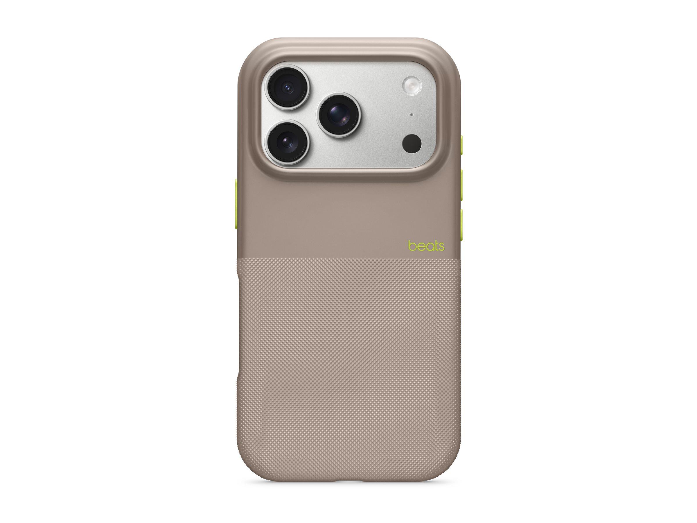 Beats - Beskyttelsescover til mobiltelefon - grov - kamera kontrol - MagSafe-kompatibilitet - blød termoplastisk polyuretan (TPU) - alpine grå - for iPhone 17 Pro