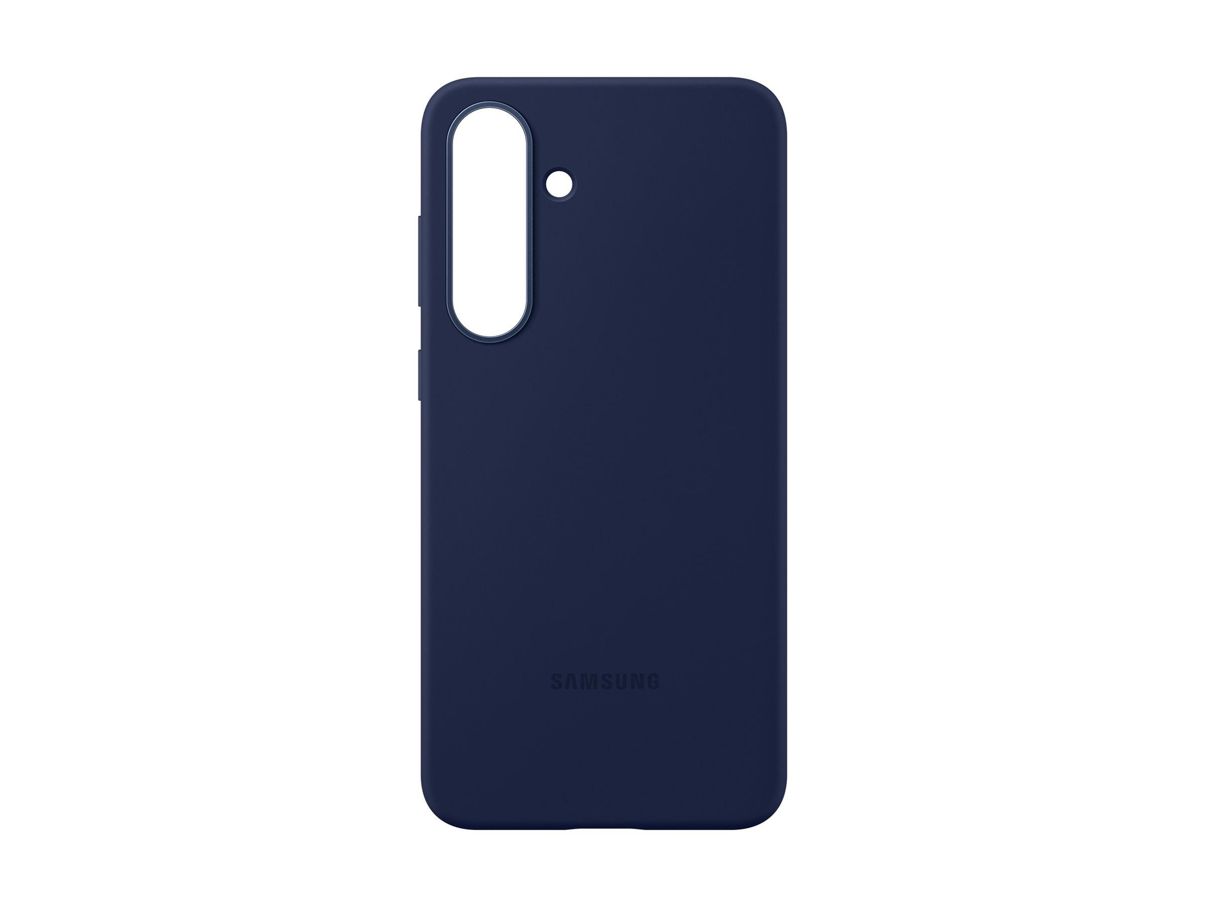 Samsung EF-PS731 - Bagsidecover til mobiltelefon - silicone, termoplastisk polyuretan (TPU), plastik - mørkeblå - for Galaxy S25 FE