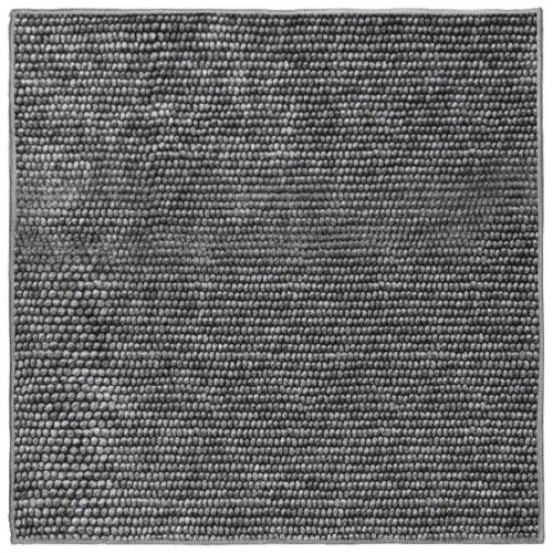 Gulvtæppe antracit 100 x 100 cm - vaskbart