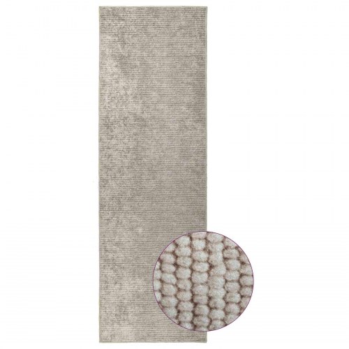 Gulvtæppe beige 100 x 150 cm - vaskbart