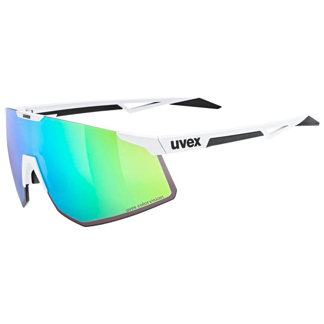 Uvex Pace Perform S CV, Multisport briller, Unisex, Semi uden kant, Hvid, Polykarbonat, Hvid