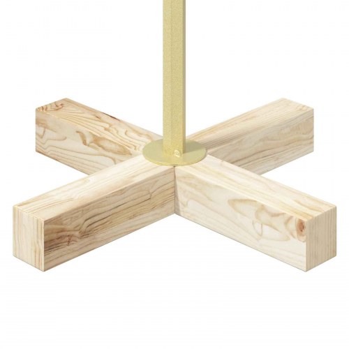 Metal juletræ KUOPIO 90 cm - guld