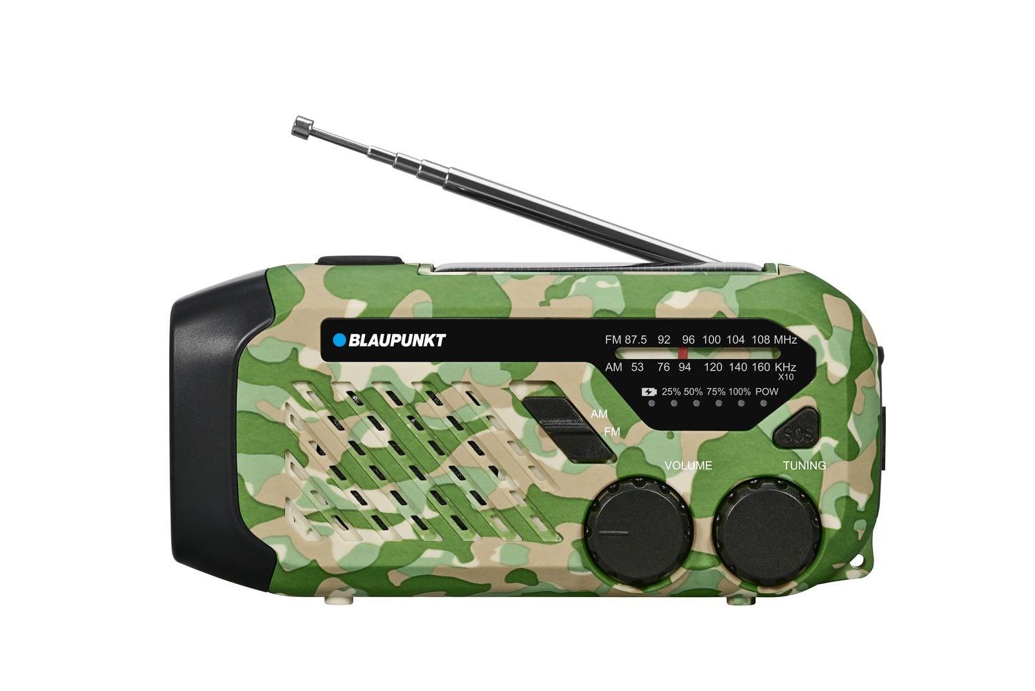Blaupunkt ER10GC radio med AM/FM - grøn camouflage