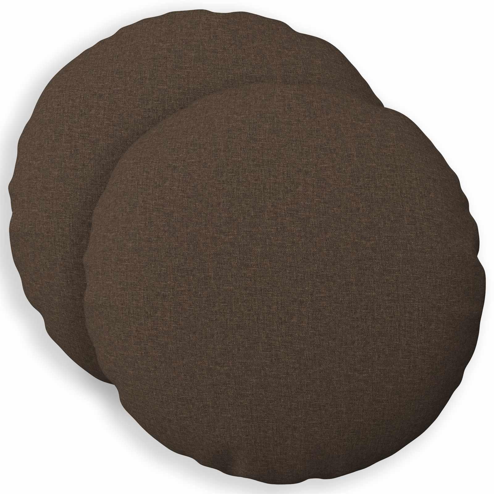 Pudebetræk 2 stk. HEERLEN gråbrun Ø 60 cm
