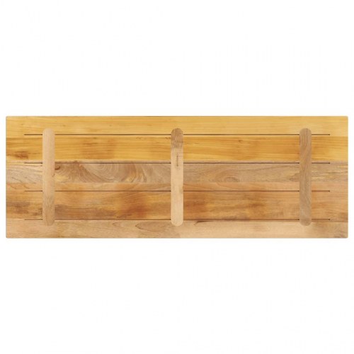Bordplade 160 x 50 x 2,5 cm rektangulær i massivt mangotræ