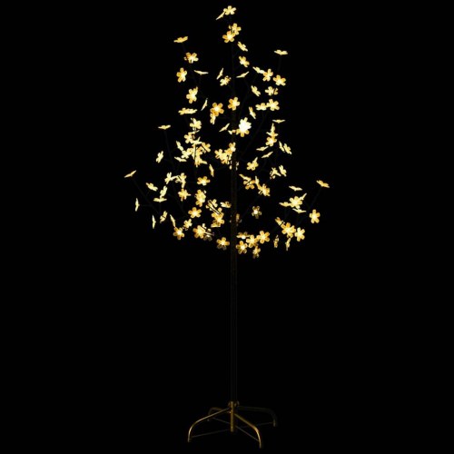 LED-kirsebærtræ 120 cm - 84 LED, varmt hvidt lys