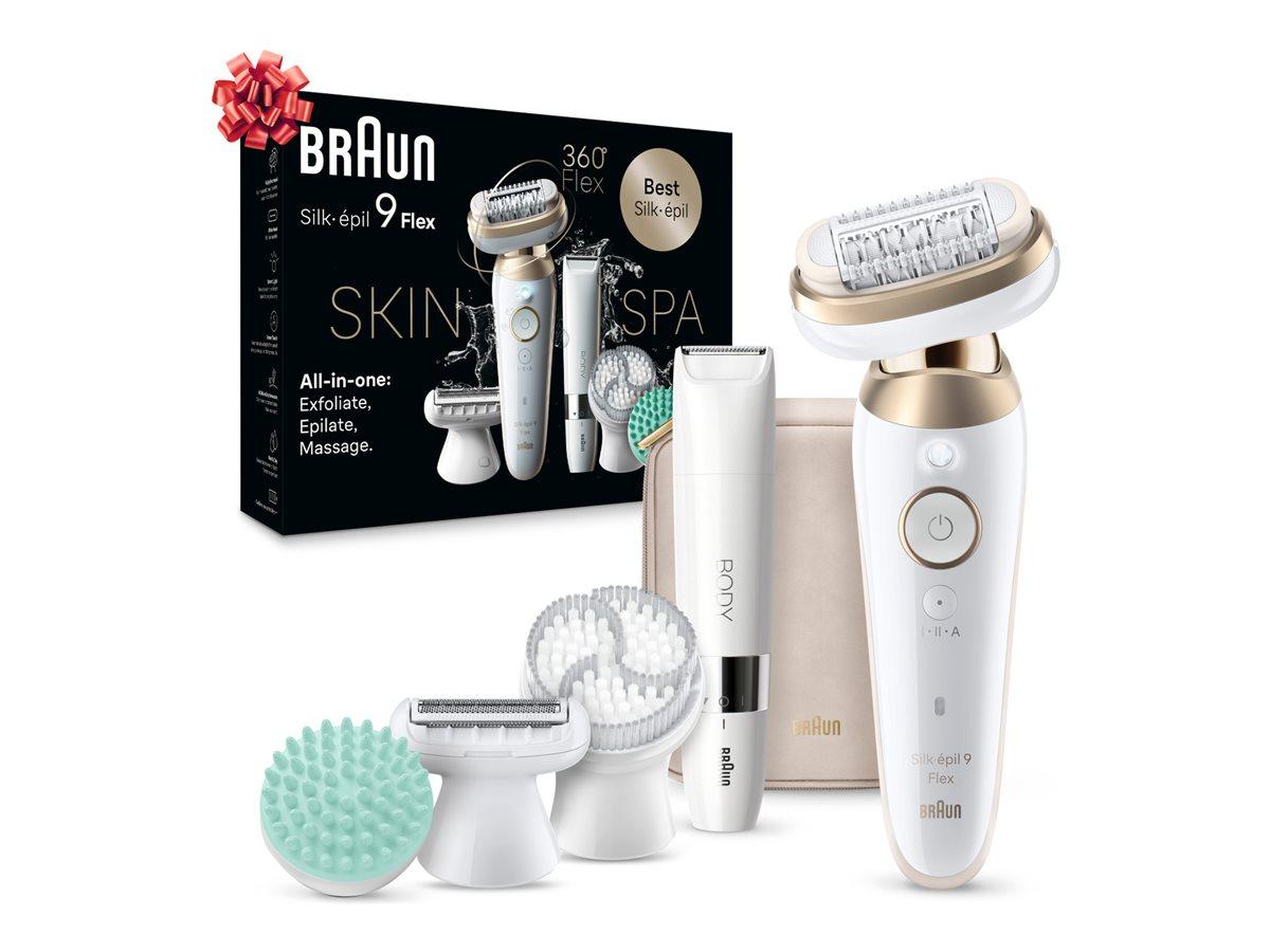 Epilator Braun Silk-épil 9 Flex SkinSpa 9-481 - guld/hvid