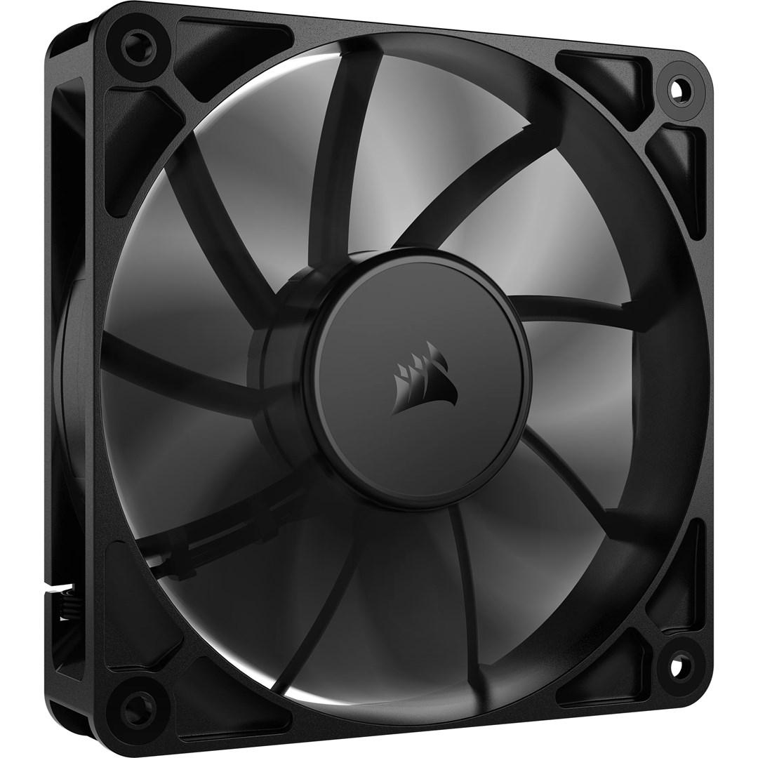 Kabinetventilator Corsair RS120 120 mm PWM (1-pak) - sort