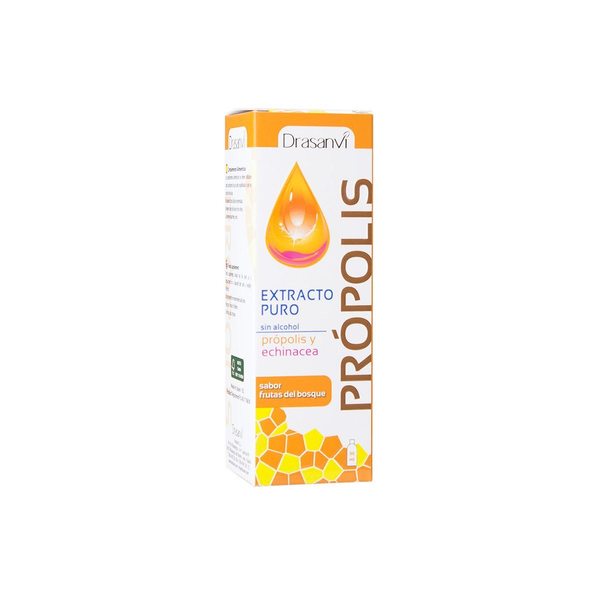 Kosttilskud Drasanvi Propolis med echinacea - skovbær 50 ml