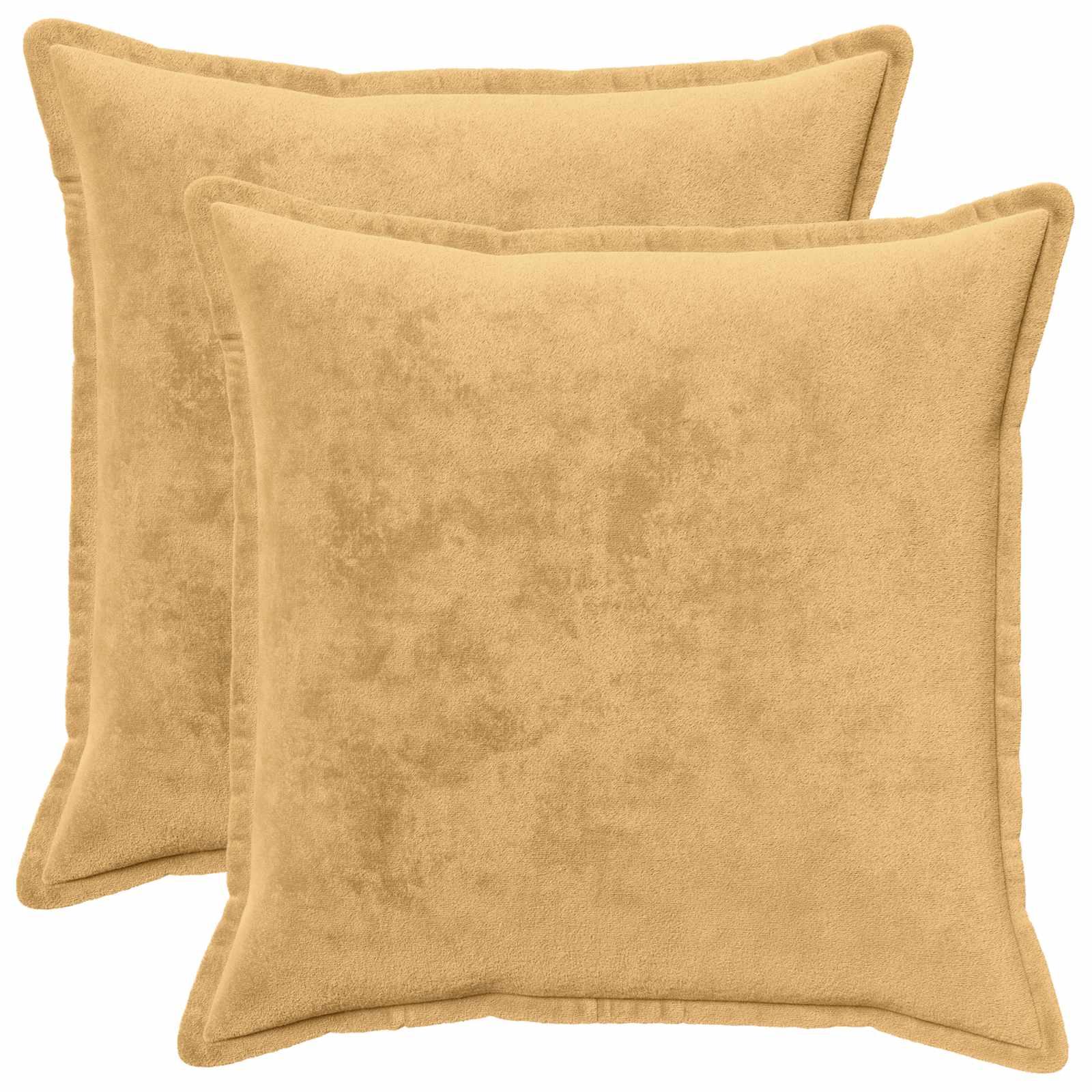 vidaXL Pudebetræk 2 stk. HOUTEN Gråbrun 70 x 70 cm Flannel