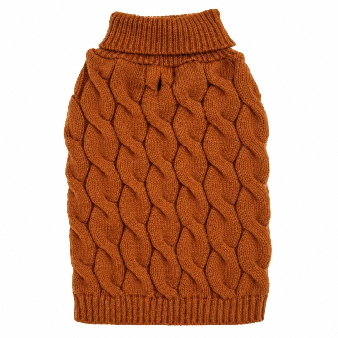 Hundesweater Pchełka Warkocz Brown - str. L