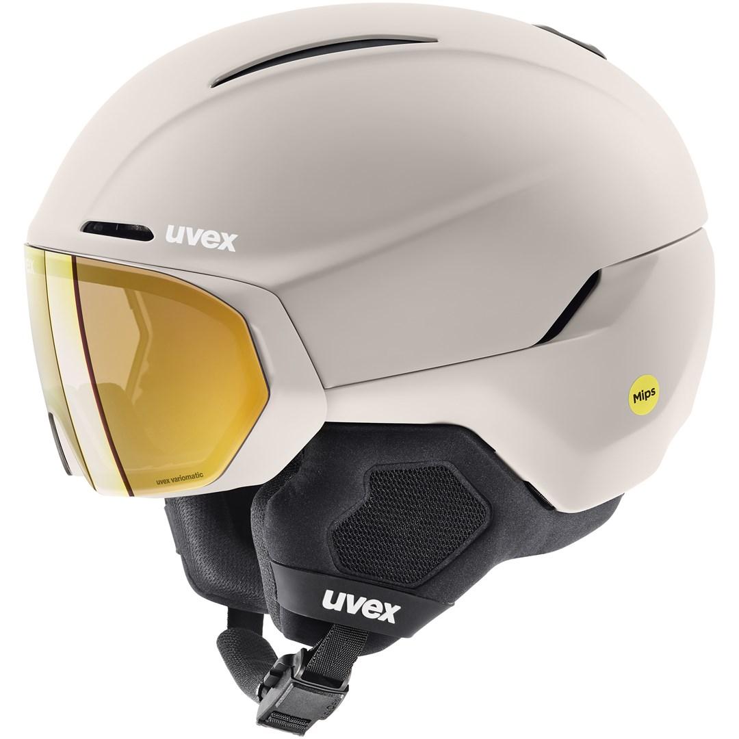 Skihjelm uvex Horizon V MAG - hvid mat, 56-59 cm