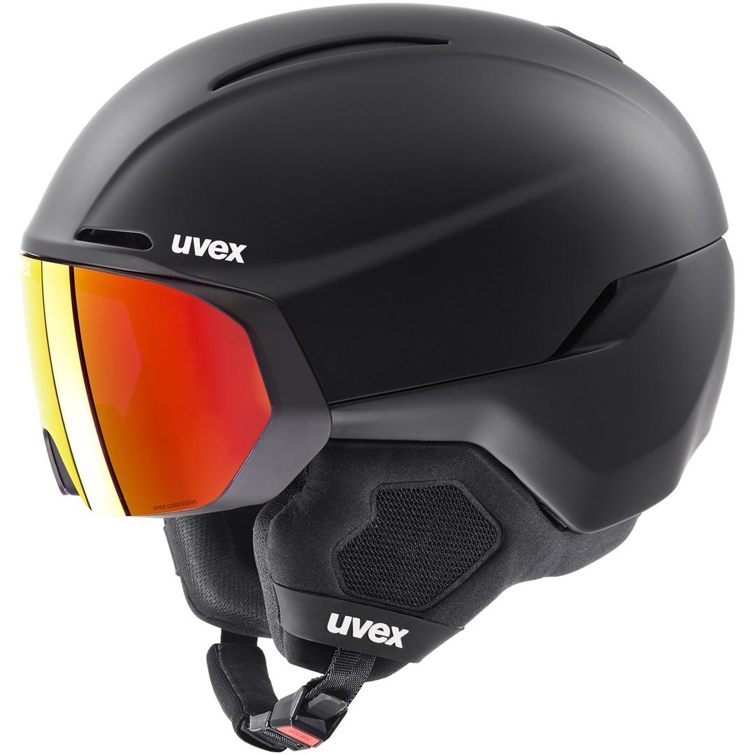 Uvex Horizon CV MIPS Visor, skihjelm med visir, sort