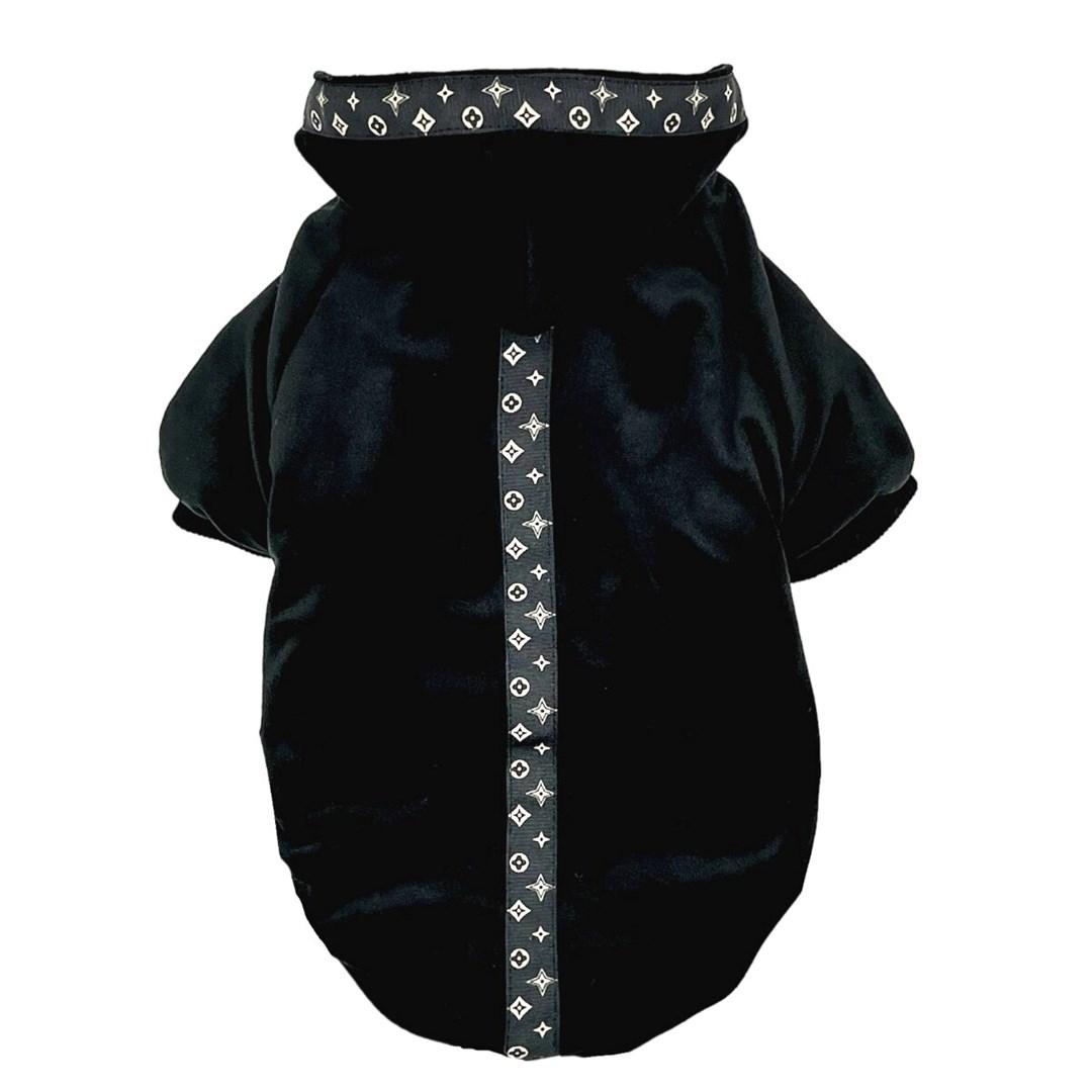 Hundetøj Pchełka Velvet Black - sort, XL