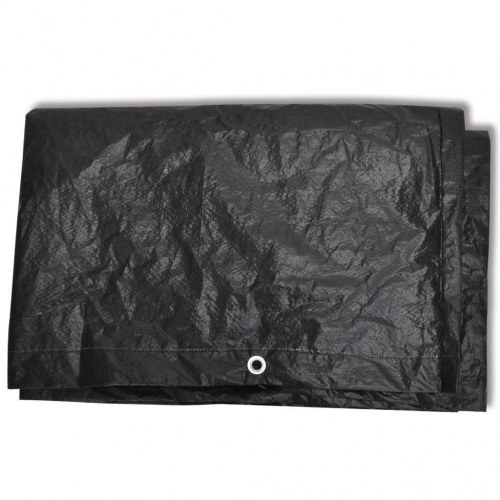 Havemøbelovertræk 240 x 140 x 90 cm - sort (OUTLET A)