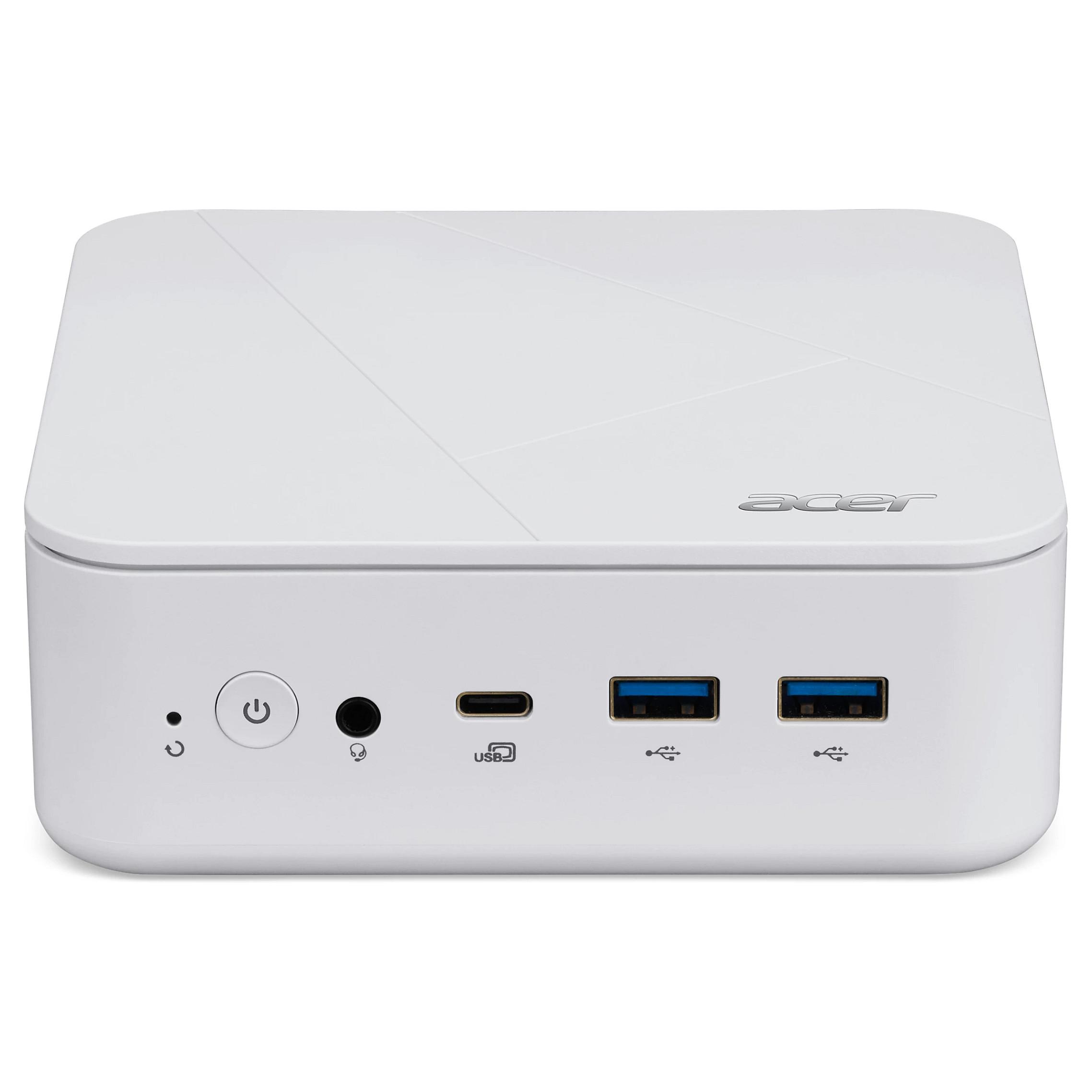 Acer Revo Box RB102-BARR - Barebone - mini PC 1 x Ryzen 7 7730U / op til 4.5 GHz - RAM 32 GB - SSD 1.024 TB - Radeon Graphics - IEEE 802.11ax (Wi-Fi 6E), Bluetooth, Gigabit Ethernet, 2.5 Gigabit Ethernet - Win 11 Pro