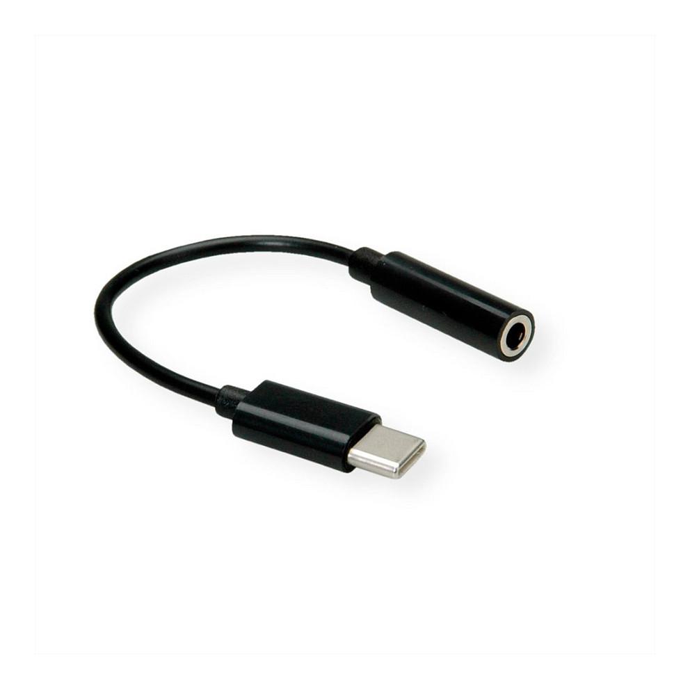 Lydadapter VALUE USB Type-C til 3,5 mm - 0,13 m