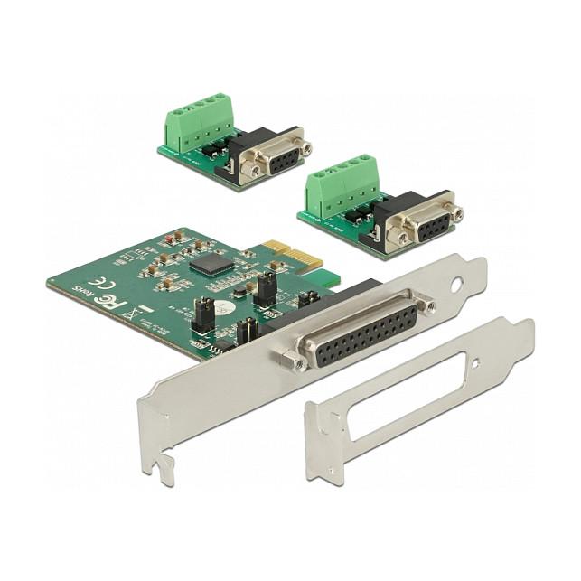 DeLock PCI Express Card > 2 x Serial RS-422/485 Seriel adapter PCI Express 2.0 x1 1Mbps