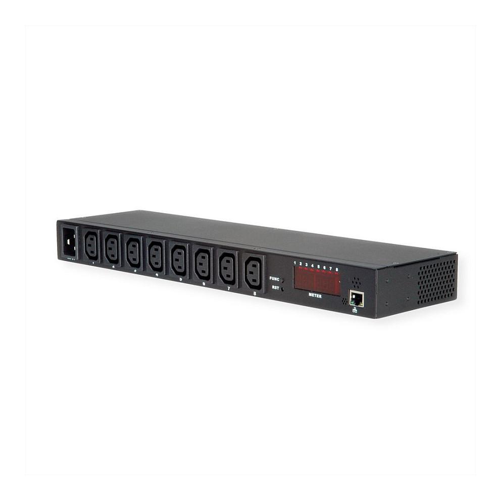 IP-stikdåse VALUE 8-vejs 48,26 cm 19" rackmount