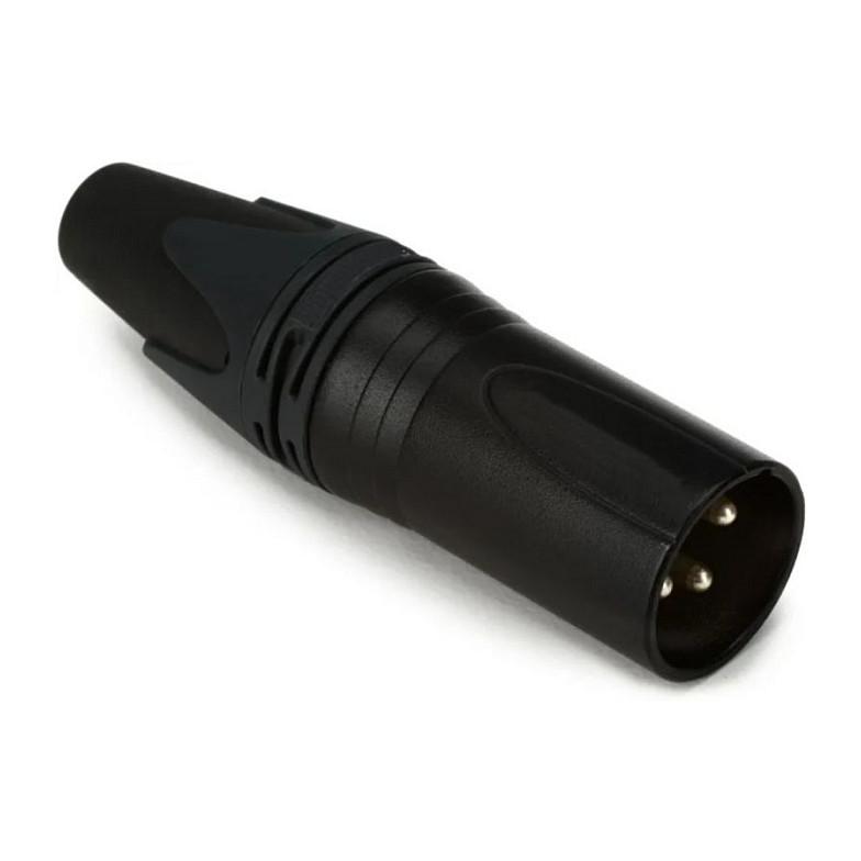 XLR-kabelstik Equip 147930 3-polet han - sort