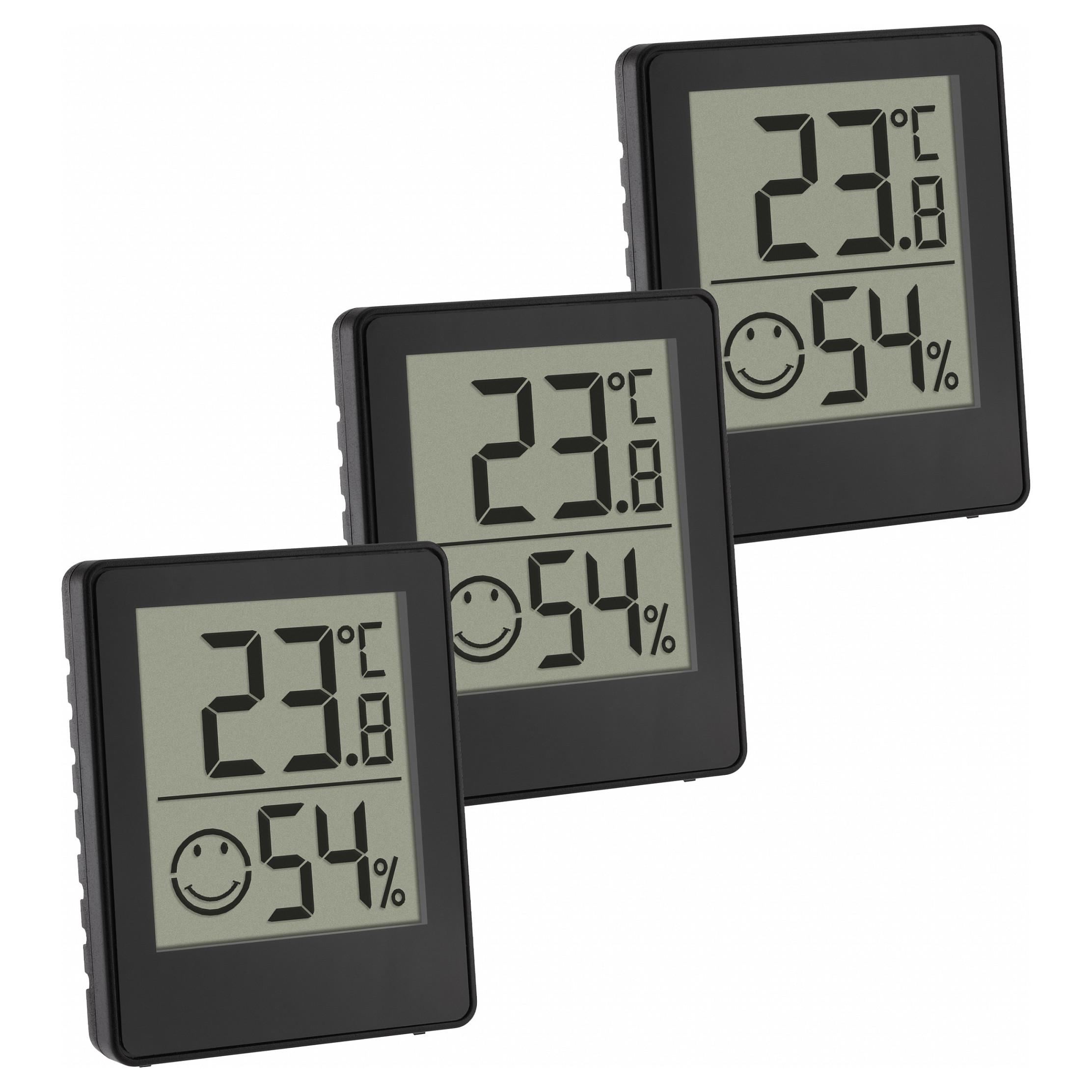 TFA-Dostmann 30.5039.01.03 hygrometer & psycrometer Indendørs Elektronisk hygrometer Sort