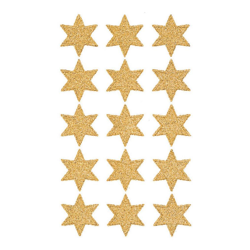 Klistermærker Avery Zweckform stjerne - guld, 30 etiketter