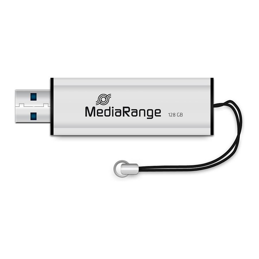 USB-stick MediaRange MR918 128 GB USB Type-A/Micro-USB - sort/sølv